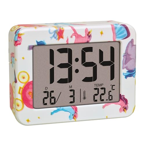 TFA Dostmann Unicorn Kinder Wecker Mini, 60.2044.41, mit Datum und Innentemperatur, Weckalarm, batteriebetrieben, für Kinderzimmer, Schultüten, Einhorn Motiv TFA Dostmann Unicorn Kinder Wecker Mini, 60.2044.41, mit Datum und Innentemperatur, Weckalarm, batteriebetrieben, für Kinderzimmer, Schultüten, Einhorn Motiv von TFA Dostmann