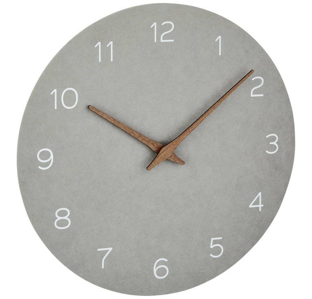 TFA Dostmann Wanduhr Analoge Wanduhr 60.354.04 mit Zeiger aus Walnuss-Holz 60.3054.10 von TFA Dostmann