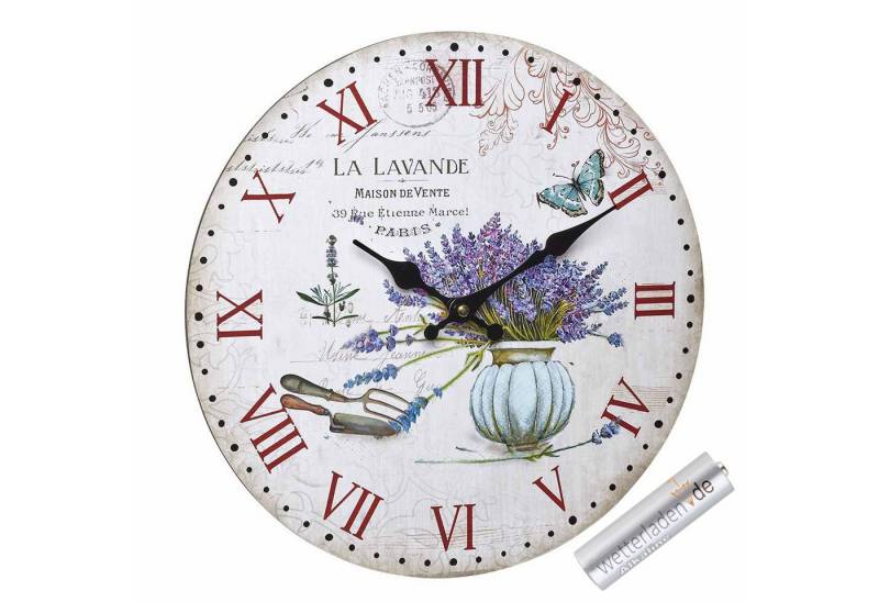 TFA Dostmann Wanduhr TFA 60.3045 analoge Vintage Quarzuhr, 337 mm, Retro Motiv TFA Dostmann Wanduhr TFA 60.3045 analoge Vintage Quarzuhr, 337 mm, Retro Motiv von TFA Dostmann