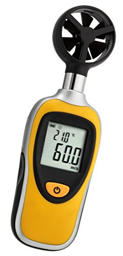 TFA Dostmann Wind Bee Windmessgerät, einfache Messung der Windgeschwindigkeit, Temperaturanzeige, Stativgewinde von TFA Dostmann
