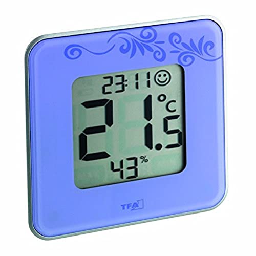 TFA Dostmann Style Digitales Thermo-Hygrometer, Innentemperatur, Luftfeuchtigkeit, Komfortzonen, für EIN gesundes Raumklima, (L) 105 x (B) 14 (41) x (H) 105 mm TFA Dostmann Style Digitales Thermo-Hygrometer, Innentemperatur, Luftfeuchtigkeit, Komfortzonen, für EIN gesundes Raumklima, (L) 105 x (B) 14 (41) x (H) 105 mm von TFA Dostmann