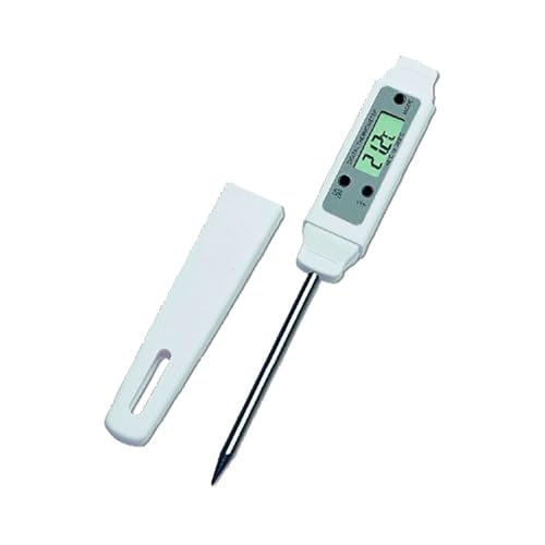 TFA Dostmann Pocket-Digitemp S digitales Einstichthermometer, Taschenformat, abwaschbar, Profi-Einsatz, Temperaturkontrolle, L 20 x B 16 x H 152 mm von TFA Dostmann