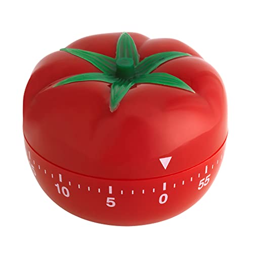 TFA Dostmann Tomaten Timer, 38.1005, Eieruhr, Kurzzeitwecker, zum Lernen/Spielen/Kochen, rot, (L) 64 x (B) 64 x (H) 49 mm von TFA Dostmann