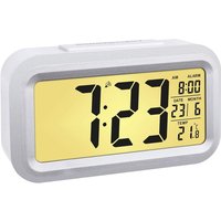 60.2553.02 Funk Wecker Silber, Weiß Alarmzeiten 1 - Tfa Dostmann von TFA Dostmann