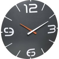 Tfa Dostmann - 60.3536.10 Funk Wanduhr 35 cm x 3.5 cm Anthrazit von TFA Dostmann