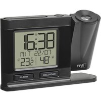 Tfa Dostmann - 60.5017.01 Funk Wecker Schwarz Alarmzeiten 1 von TFA Dostmann