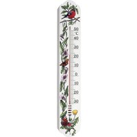 Analoges Innen-Außen-Thermometer Thermometer Weiß, Blumen 12.3040.20 - Tfa Dostmann von TFA Dostmann