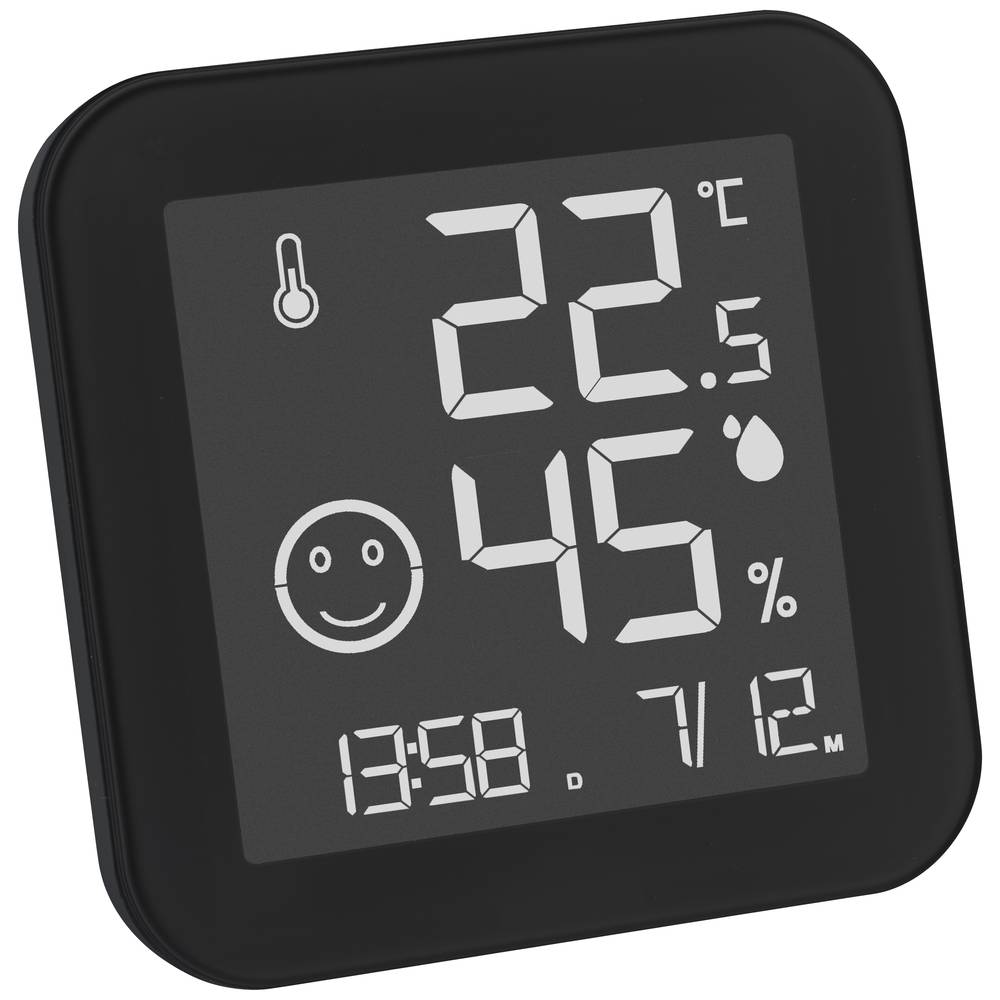 Tfa Dostmann Thermo Hygrometer Messgerät Schwarz Temperatur Feuchtigkeit B-Ware von TFA Dostmann