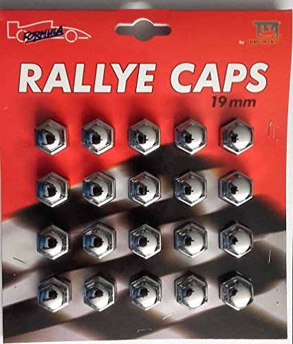 Radmutterkappen Radbolzenkappen verchromt Muttern kappen 19mm 20 Stück !! von TFA Dostmann