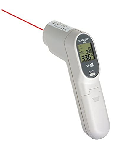 TFA Dostmann Infrarot-Thermometer ScanTemp 410, 31.1115, kontaktlose Oberflächentemperaturmessung, (L) 40 x (B) 72 x (H) 174 mm von TFA Dostmann