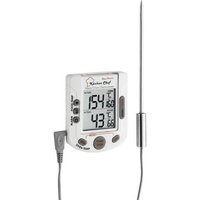 TFA Dostmann 14.1503 Küchen-Thermometer Ofen- und Kerntemperatur, mit Touchscreen, mit Timer, Alarm von TFA Dostmann