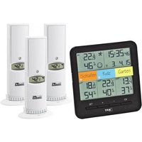 TFA Dostmann Weatherhub SmartHome System Klima@Home Funk-Thermo-/Hygrometer Schwarz von TFA Dostmann