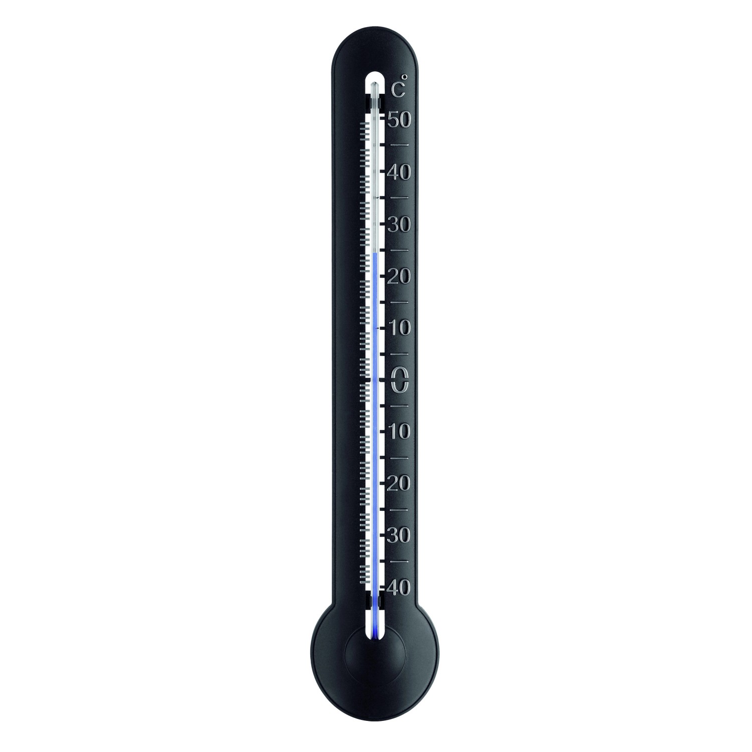 TFA Innen-Außen-Thermometer Kunststoff Schwarz von TFA