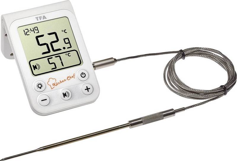 Tfa 14.1510.02 Grill Thermometer überwachung Der Kerntemperatur Kabelsensor  B-Ware von TFA