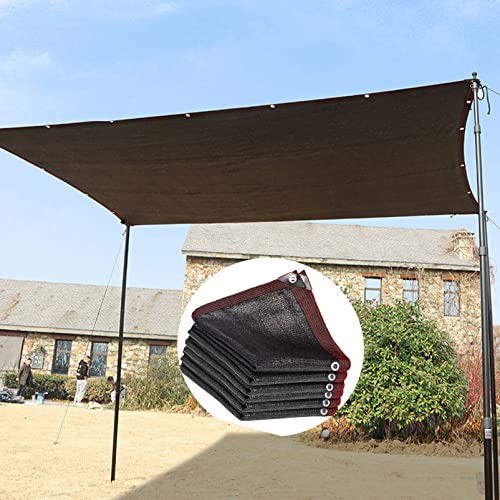 Schattennetz, UV-beständiges Sonnenschutz-Gewächshaus-Schattennetz, reißfestes Sonnenschutzsegel für den Außenbereich, mit Öse, für Terrassen, Pergola, Veranda, Hinterhof (4 x 10 m) von TFBHL