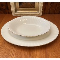 33 cm Ovale Platte Oder 23 Gemüseschüssel Von Royal Albert Val D'or 33 cm Ovale Platte Oder 23 Gemüseschüssel Von Royal Albert Val D'or von TFBTreasures