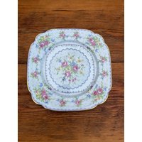 8 1/2" Brotteller Von Royal Albert Petit Point Oder Petite Luncheon Square Plate von TFBTreasures