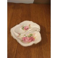 Royal Albert American Beauty Leaf Dish, 2-Teiliges Relish Dish 2 Part Candy Royal Albert American Beauty Leaf Dish, 2-Teiliges Relish Dish 2 Part Candy von TFBTreasures