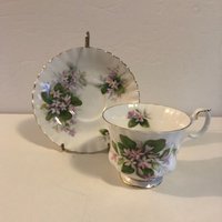 Royal Albert Mayflower Teetasse Und Untertasse, Rosa Blumentasse Untertasse Royal Albert Mayflower Teetasse Und Untertasse, Rosa Blumentasse Untertasse von TFBTreasures