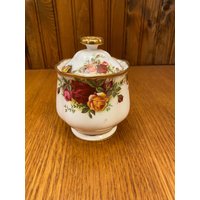 Royal Albert Old Country Roses Marmeladenglas, Marmeladentopf von TFBTreasures