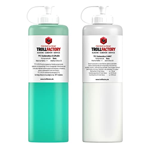TFC Dubliersilikon S-MINT weich Shore 20 1:1 NV 500g von TFC Troll Factory