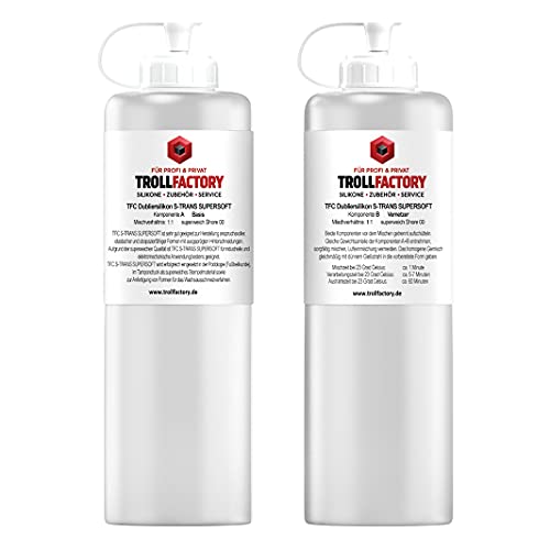 TFC Troll Factory Silikon S-TRANS SUPERSOFT weich Shore 00 1:1 2kg von TFC Troll Factory