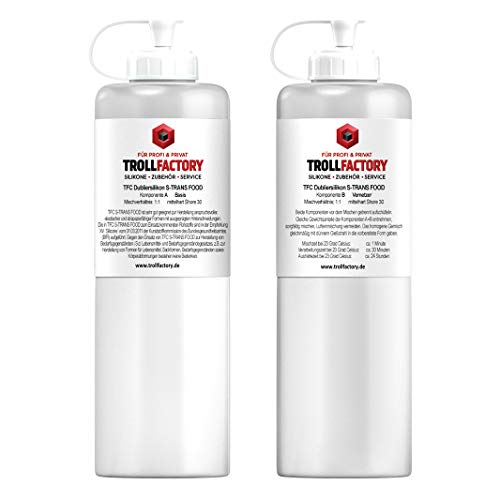 TFC Dubliersilikon S-Trans Food mittelhart Shore 30 1:1 1kg von TFC Troll Factory