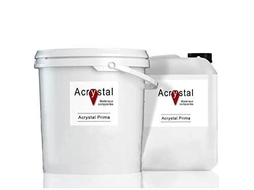 TFC Troll Factory ACRYSTAL Acrylharz auf Wasserbasis Set PRIMA + Crystal, 1.4 kg (0.4 kg + 1 kg) von TFC Troll Factory