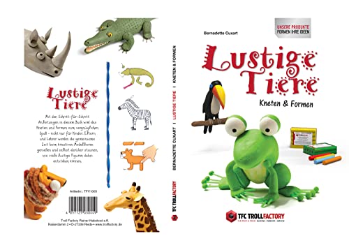 TFC Troll Factory Mein tolles Knete Buch Lustige Tiere Kneten und Formen von TFC Troll Factory
