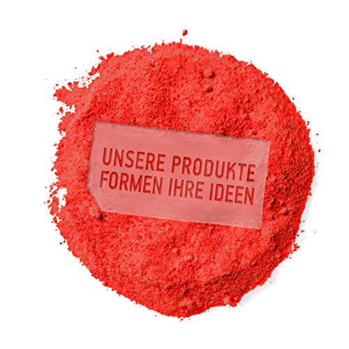 TFC Troll Factory Tagesleuchtpigmente I Fluoreszierende Pigmente I DIY-Projekte I Neon-Farben I zum Basteln, Malen I rot, 200g von TFC Troll Factory
