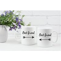 Bester Freund-Becher-Geschenk-Set - Beste Freunde Tassen-Set, Besties, Verlobungsgeschenk, Benutzerdefinierte Tassen, Geschenkset, Geburtstag von TFGraphicsCornwall