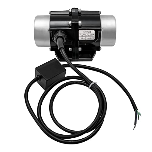 TFIANYNI 100W 1Phase Vibrationsmotor, leise, Wasserdicht und staubgeschützt, Einstellbarer Winkel des exzentrischen Blocks, Einzelphase Vibrationsmotor Für Rüttelsieb, Mörtelsprüher TFIANYNI 100W 1Phase Vibrationsmotor, leise, Wasserdicht und staubgeschützt, Einstellbarer Winkel des exzentrischen Blocks, Einzelphase Vibrationsmotor Für Rüttelsieb, Mörtelsprüher von TFIANYNI