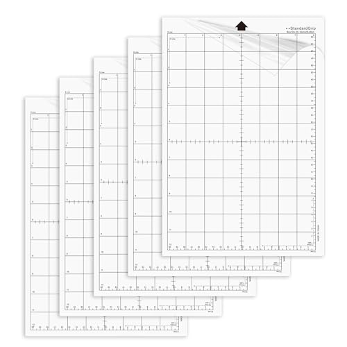 5 Stück Silhouette Matte, Ersatz Schneidematte Cricut Selbstklebend Matte Plotter Zubehör Standard Griff Transparente 30,5 X 20,3 cm 5 Stück Silhouette Matte, Ersatz Schneidematte Cricut Selbstklebend Matte Plotter Zubehör Standard Griff Transparente 30,5 X 20,3 cm von TFLPUO