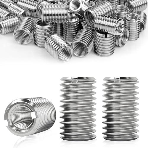 Gewindeeinsatz, 20 Stück M12 auf M10 x 15mm Gewindehülse Edelstahl Gewinde Reduziermutter Adapter mit Außengewinde Set für Automobilen Mechanischen Gewindeeinsatz, 20 Stück M12 auf M10 x 15mm Gewindehülse Edelstahl Gewinde Reduziermutter Adapter mit Außengewinde Set für Automobilen Mechanischen von TFLPUO