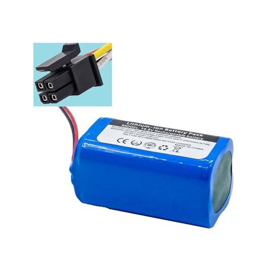 Akku: 14,8 V 3200 MAh Li-Ionen-Akku 4S1P, Kompatibel Mit Xiaomi ILIFE Mop Essential Tesvor RoboVac Cecotec Conga LIECTROUX Eufy RoboVac CE14.4V(No.8 3200mah) von TFNVYQQZ