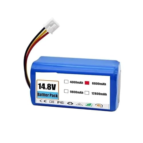 Batterie: 14,4 V 12800 MAh 18650 Li-Ionen-Akku, Kompatibel Mit LIECTROUX C30B XR500 E30 PROSCENIC Roboter-Staubsauger(3000mAh) von TFNVYQQZ