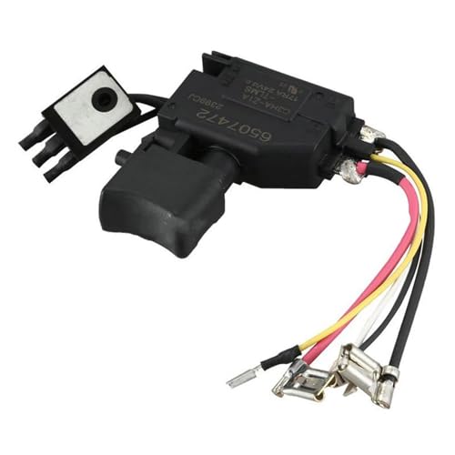 Schalterkomponenten Elektrischer Bohrerschalter 650747-2 650731-7 650637-9 Geschwindigkeitsregelung Druckknopf-Auslöseschalter For BDF456 BDF44 6DF453D Bohrerteile von TFNVYQQZ