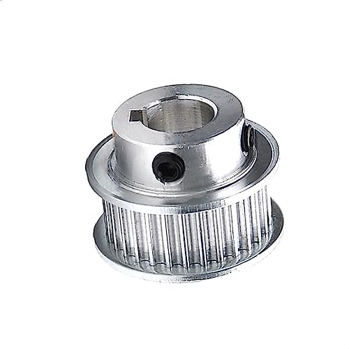 1 Stück 34 Zähne 2GT Typ BF Synchron-Zahnriemenscheibe Bohrung 8 mm / 10 Keilnut Aluminium-Umlenkrolle for breite 2GT-Zahnriemen(10mm-keyway 4x1.8mm) von TFZSRFFAX