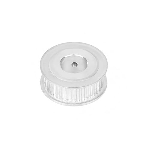 1 Stück S2M 60 Zähne Zahnriemenscheibe Bohrung 4/5/6/6,35/8/10/12/12,7/14/15 mm aus Aluminium, passend for 6 mm/10 Zahnriemen(12mm,Width 6mm) von TFZSRFFAX