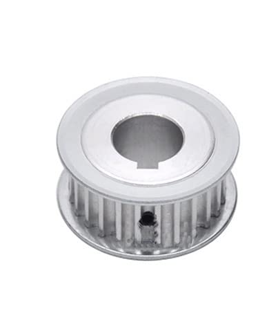 1pc 38 Zähne 2GT Timing Pulley Bore 4/5/6/6.35/8/10/12-15mm Aluminium Synchronräder 3D Drucker Teile for Breite 6mm Zahnriemen(15mm Keyway 5x2.3) von TFZSRFFAX