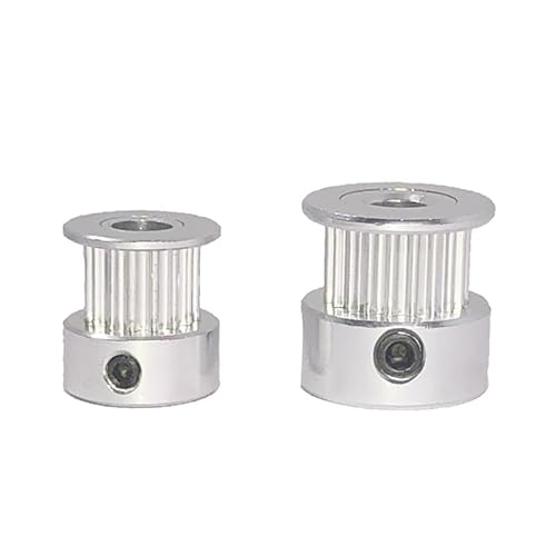2 Stück 3D-Druckerteile GT2 Zahnriemenscheibe 18 Zähne 2GT Aluminiumbohrung 4/5/6/6,35/8 mm Synchronräder Getriebeteil for Riemenbreite 6 10(5mm,For Belt Width 10mm) von TFZSRFFAX