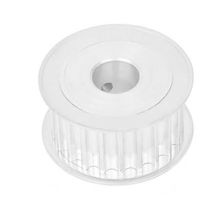 2 Stück HTD 3M 19T Zahnriemenscheibe Bohrung 4/5/6/6,35/8 mm 3 Teilung Zähne Breite 7/11/16 Synchronzahnriemenscheibe aus Aluminium(6mm,16mm) von TFZSRFFAX
