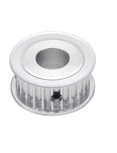 2Pcs S2M-45Tooth Timing Pulley Bore 4/5/6/6.35/8/10mm~15mm Alumium Synchron Wheel for Breite 6/10mm S2M Zahnriemen(8mm,Width 6mm) von TFZSRFFAX