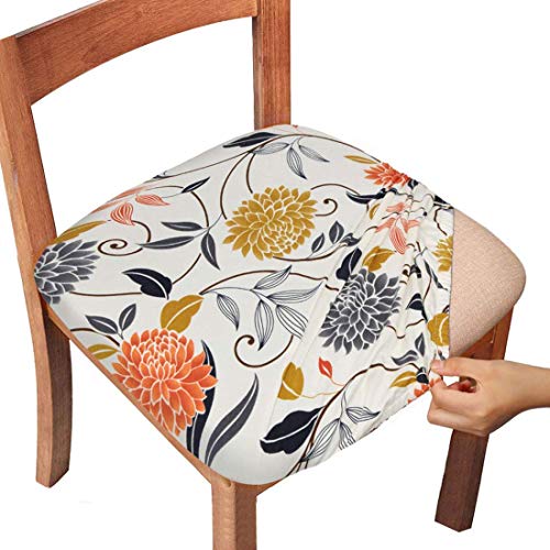 TFlower Stretch Stuhlbezug Sitzfläche Weich Stuhlhussen Sitzbezug Stuhl Bürostuhl Bezug für Esszimmerstühle Abwaschbar Schonbezug Hussen für Stühle, 4 Stück TFlower Stretch Stuhlbezug Sitzfläche Weich Stuhlhussen Sitzbezug Stuhl Bürostuhl Bezug für Esszimmerstühle Abwaschbar Schonbezug Hussen für Stühle, 4 Stück von TFlower