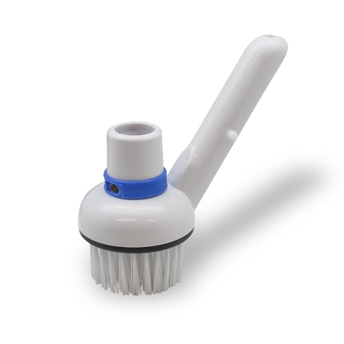 Pool-Eck-Staubsauger-Bürstenkopf – oberirdischer & inerdischer Schwimmbad-Staubsauger für Whirlpool, Fliesen, Vinyl-Liner, runder Scheuerbürstenkopf & Skimmerstangenaufsatz – Pool Essentials – 16,5 cm von TG,LLC