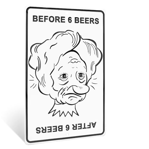 SF LLC Funny vor und Nach 6 Beers Blechschild Uns Made Bar Pub Wand Decor SF LLC Funny vor und Nach 6 Beers Blechschild Uns Made Bar Pub Wand Decor von TG,LLC