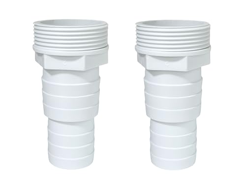 TGBoBiFiveY SPX1091Z7 SPX1091Z4 Universal-Schlauchadapter, 3,2 cm oder 3,8 cm, Ersatz für Hayward Weithals-Skimmer und Chlorzufuhr Sp1090Wm (2er-Pack) von TGBoBiFiveY