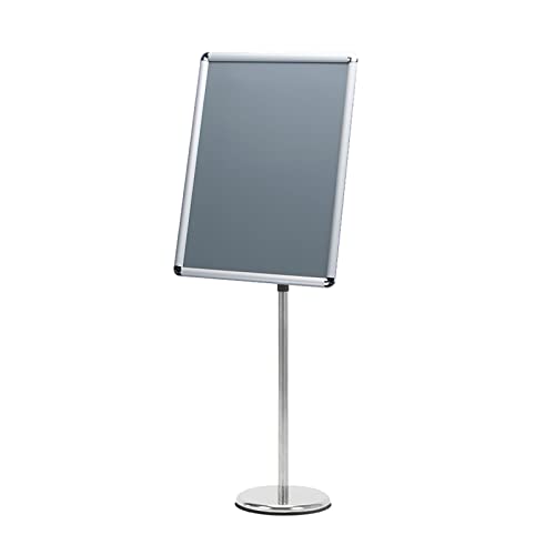 Acryl-Zeichen, A2 Einstellbare Höhe Acryl Poster Stand Boden Zeichen Halter for 17x23,5 zoll Multicolor(Silver) von TGDGFKIAS