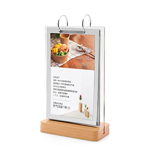 Acryl-Zeichen, Acryl-Schildhalter, doppelseitig, vertikaler Tischständer, 6 Taschen, 12 Fotodisplays, mehrere Größen(115 * 210MM) von TGDGFKIAS