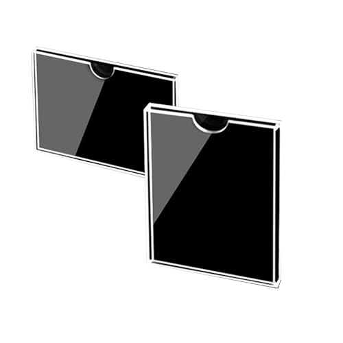 Acryl-Zeichen, Packung mit 6 A4-Aufklebern for Schildhalter aus Acryl, 8 x 11 Zoll, mehrere Konfigurationen(Horizontal,Single layer) von TGDGFKIAS
